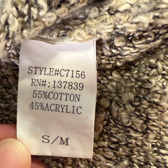 Altar'd State Women's Cotton Blend Marled Sweater, size S/M - Picture 5 of 6